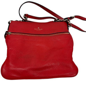 Kate Spade Red Leather Crossbody Bag